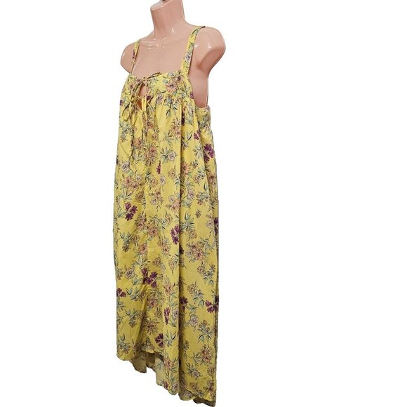 NATURAL LIFE Floral Midi Sun Dress Women Size S/XS Cotton - Picture 10 of 13